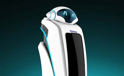 迎賓機(jī)器人-服務(wù)機(jī)器人外觀結(jié)構(gòu)設(shè)計(jì)